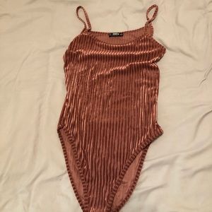 Velvet Pink Bodysuit